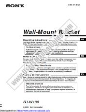Ver SU-W100 pdf Manual de usuario principal