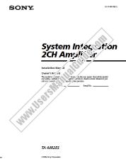View TA-MR2ES pdf Installation Manual