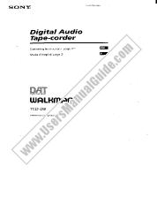 Visualizza TCD-D8 pdf Istruzioni per l'uso (manuale principale)