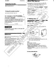 Voir TCM-454VK pdf Mode d'emploi (manuel primaire)