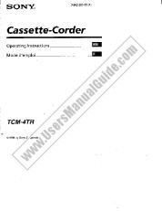 Voir TCM-4TR pdf Mode d'emploi (manuel primaire)