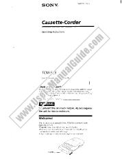 Ver TCM-929 pdf Instrucciones de funcionamiento (manual principal)