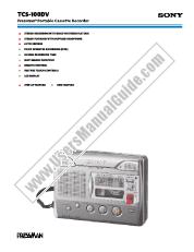 View TCS-100DV pdf Marketing Specifications