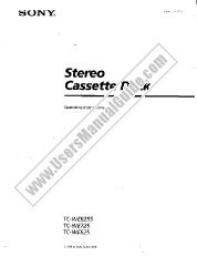 Ver TC-WE625 pdf Manual de usuario principal
