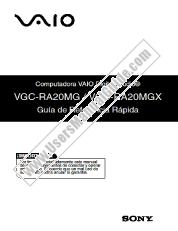 Ver VGC-RA20MG pdf Introduccion rapida a la computadora