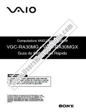 Ver VGC-RA30MG pdf Introduccion rapida a la computadora