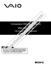 Voir VGC-RA40MG pdf Information de sécurité
