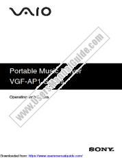 View VGF-AP1L pdf Operating Instructions