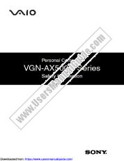 View VGN-AX580G pdf Product Safety Document