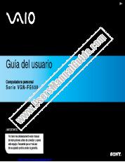 Ver VGN-FE650FM pdf Guía del usuario