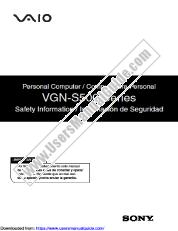 View VGN-S560P pdf Safety Information