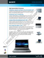 View VGN-S570PS pdf Marketing Specifications