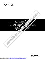 Visualizza VGN-UX180P pdf Informazioni sulla sicurezza