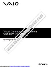 Ver VGP-UVC100 pdf Instrucciones de operación