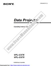Voir VPL-CX76 pdf Mode d'emploi