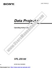 View VPL-DS100 pdf Operating Instructions