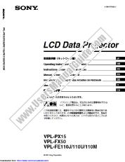 Ver VPL-FX50 pdf Instrucciones de operación