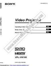 View VPL-VW100 pdf Operating Instructions