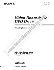 Ver VRD-MC1 pdf Instrucciones de operación