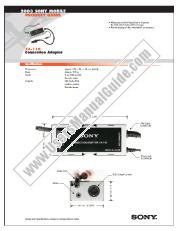 Voir XA-118 pdf Spécifications de marketing