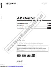 Ansicht XAV-A1 pdf Bedienungsanleitung