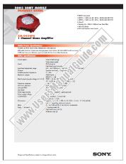 Ver XM-D400P5 pdf Guía de productos / Especificaciones