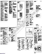 Voir XM-2100GTX pdf Manual de instrucciones