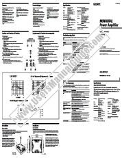 Vezi XM-3001SXD pdf Manual de utilizare primar