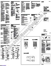 Voir XM-460GTX pdf Manual de instrucciones