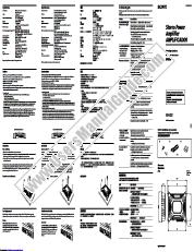 Ver XM-502Z pdf manual de instrucciones