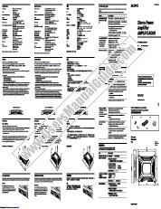 Voir XM-504Z pdf Manual de instrucciones