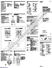 Voir XM-D1000P5 pdf Manual de instrucciones