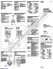 View XM-D1000P5 pdf Operating Instructions  (primary manual)