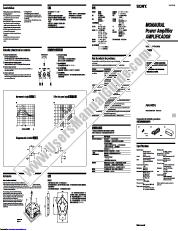 Ansicht XM-D400P5 pdf Bedienungsanleitung