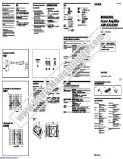 Voir XM-D500X pdf Manual de instrucciones