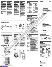 Voir XM-DS1300P5 pdf D'exploitation et Instructions de montage