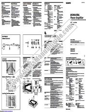 View XM-SD51X pdf Operating Instructions (English, French)