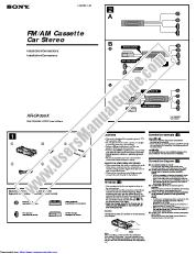 Ansicht XR-CA350X pdf Montage- / Anschlussanleitung