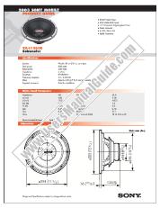 Ver XS-L1200B pdf Especificaciones de comercialización