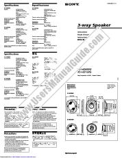 Vezi XS-HD160G pdf Instrucțiuni (manual primar)