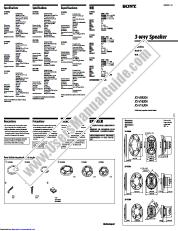 Ver XS-V1330A pdf Instrucciones