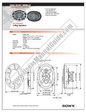 Ver XS-V6935X pdf Especificaciones de comercialización
