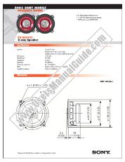 Ver XS-W4021 pdf Especificaciones de comercialización