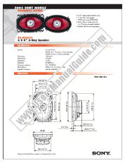 Ver XS-W4621 pdf Especificaciones de comercialización