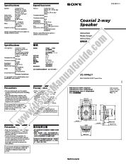 Vezi XS-W4621 pdf Instrucțiuni (manual primar)