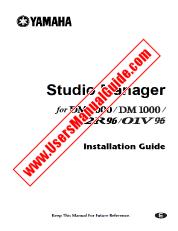 Voir 01V96 pdf Guide d'installation de Studio Manager