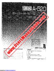 View A-520 pdf OWNER'S MANUAL