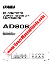 Ver AD808 pdf Manual De Propietario (Imagen)