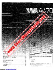 View AV-70 pdf OWNER'S MANUAL