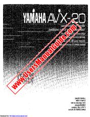 Ver AVX-20 pdf EL MANUAL DEL PROPIETARIO